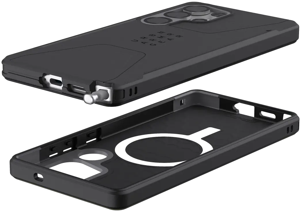 UAG Civilian Samsung Galaxy S25 Ultra Hoesje Qi2 Magnet Back Cover Zwart afbeelding 18