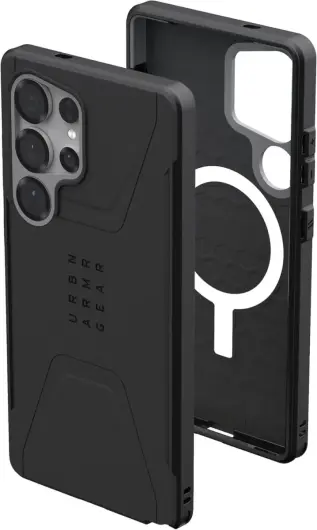 UAG Civilian Samsung Galaxy S25 Ultra Hoesje Qi2 Magnet Back Cover Zwart afbeelding 25