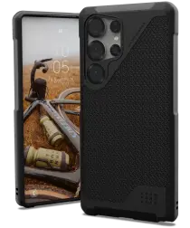 UAG Metropolis LT Samsung Galaxy S25 Ultra Hoesje Qi2 Magnet Kevlar Zwart