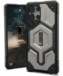 UAG Monarch Pro Samsung Galaxy S25 Ultra Hoesje Qi2 Magnet Carbon Titanium