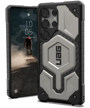 UAG Monarch Pro Samsung Galaxy S25 Ultra Hoesje Qi2 Magnet Carbon Titanium Hoesjes