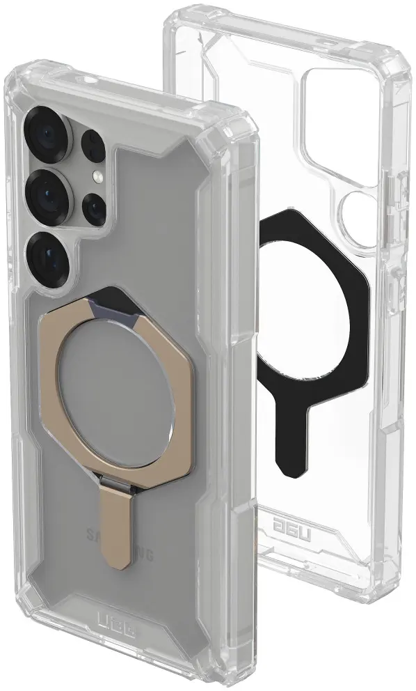 UAG Plasma XTE Samsung Galaxy S25 Ultra Hoesje Qi2 Magnet Clear/Titanium afbeelding 2