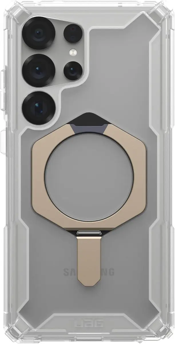 UAG Plasma XTE Samsung Galaxy S25 Ultra Hoesje Qi2 Magnet Clear/Titanium afbeelding 24