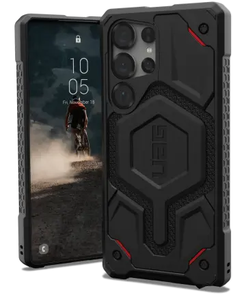 UAG Monarch Pro Kevlar Samsung Galaxy S25 Ultra Hoesje Qi2 Magnet Zwart Hoesjes