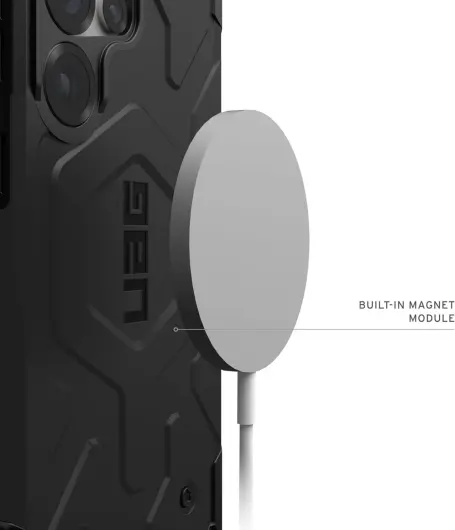 UAG Pathfinder Samsung Galaxy S25 Ultra Hoesje Qi2 Magnet Back Cover Zwart afbeelding 10