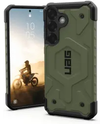 UAG Pathfinder Samsung Galaxy S25 Hoesje Qi2 Magnet Back Cover Olive