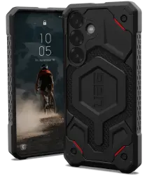 UAG Monarch Pro Kevlar Samsung Galaxy S25 Hoesje Qi2 Magnet Zwart