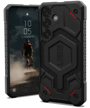 UAG Monarch Pro Kevlar Samsung Galaxy S25 Hoesje Qi2 Magnet Zwart Hoesjes