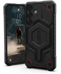 UAG Monarch Pro Kevlar Samsung Galaxy S25 Plus Hoesje Qi2 Magnet Zwart