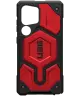 UAG Monarch Pro Samsung Galaxy S25 Ultra Hoesje Qi2 Magnet Leer Crimson