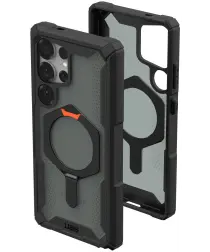 UAG Plasma XTE Samsung Galaxy S25 Ultra Hoesje Qi2 Magnet Zwart/Oranje