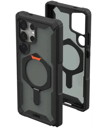 UAG Plasma XTE Samsung Galaxy S25 Ultra Hoesje Qi2 Magnet Zwart/Oranje Hoesjes