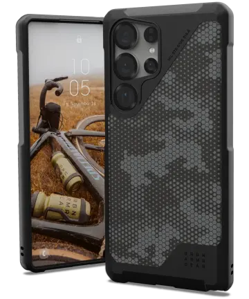 UAG Metropolis LT Samsung Galaxy S25 Ultra Hoesje Qi2 Magnet Leer Camo Hoesjes