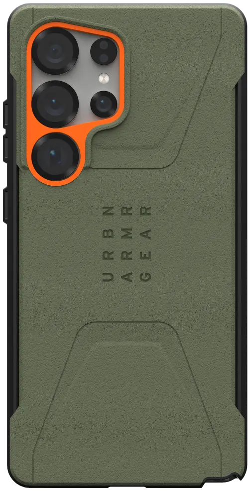 UAG Civilian Samsung Galaxy S25 Ultra Hoesje Qi2 Magnet Back Cover Olive afbeelding 6