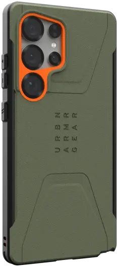 UAG Civilian Samsung Galaxy S25 Ultra Hoesje Qi2 Magnet Back Cover Olive afbeelding 13