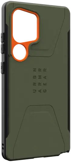 UAG Civilian Samsung Galaxy S25 Ultra Hoesje Qi2 Magnet Back Cover Olive afbeelding 22