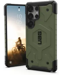 UAG Pathfinder Samsung Galaxy S25 Ultra Hoesje Qi2 Magnet Back Cover Olive