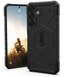 UAG Pathfinder Samsung Galaxy S25 Plus Hoesje Qi2 Magnet Back Cover Zwart