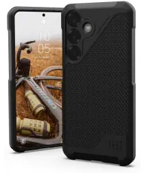 UAG Metropolis LT Samsung Galaxy S25 Hoesje Qi2 Magnet Kevlar Zwart