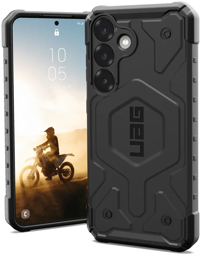 UAG Pathfinder Samsung Galaxy S25 Hoesje Qi2 Magnet Back Cover Zwart afbeelding 1