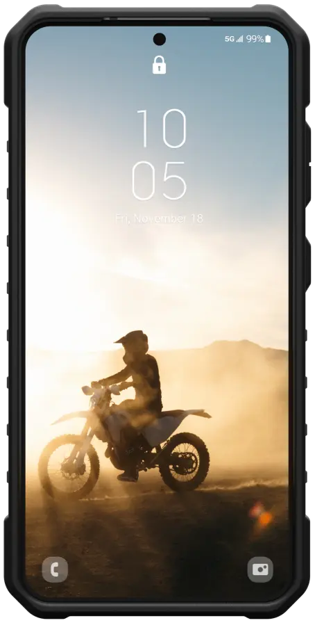 UAG Pathfinder Samsung Galaxy S25 Hoesje Qi2 Magnet Back Cover Zwart afbeelding 3