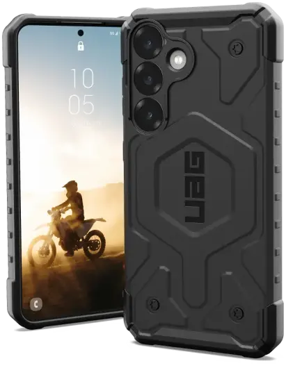 UAG Pathfinder Samsung Galaxy S25 Hoesje Qi2 Magnet Back Cover Zwart afbeelding 1