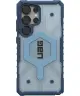 UAG Pathfinder Clear Samsung Galaxy S25 Ultra Hoesje Qi2 Magnet met Koord Blauw