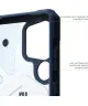 UAG Pathfinder Clear Samsung Galaxy S25 Ultra Hoesje Qi2 Magnet met Koord Blauw