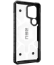 UAG Pathfinder Clear Samsung Galaxy S25 Ultra Hoesje Qi2 Magnet Ice Zilver