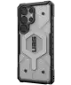 UAG Pathfinder Clear Samsung Galaxy S25 Ultra Hoesje Qi2 Magnet Ice Zilver