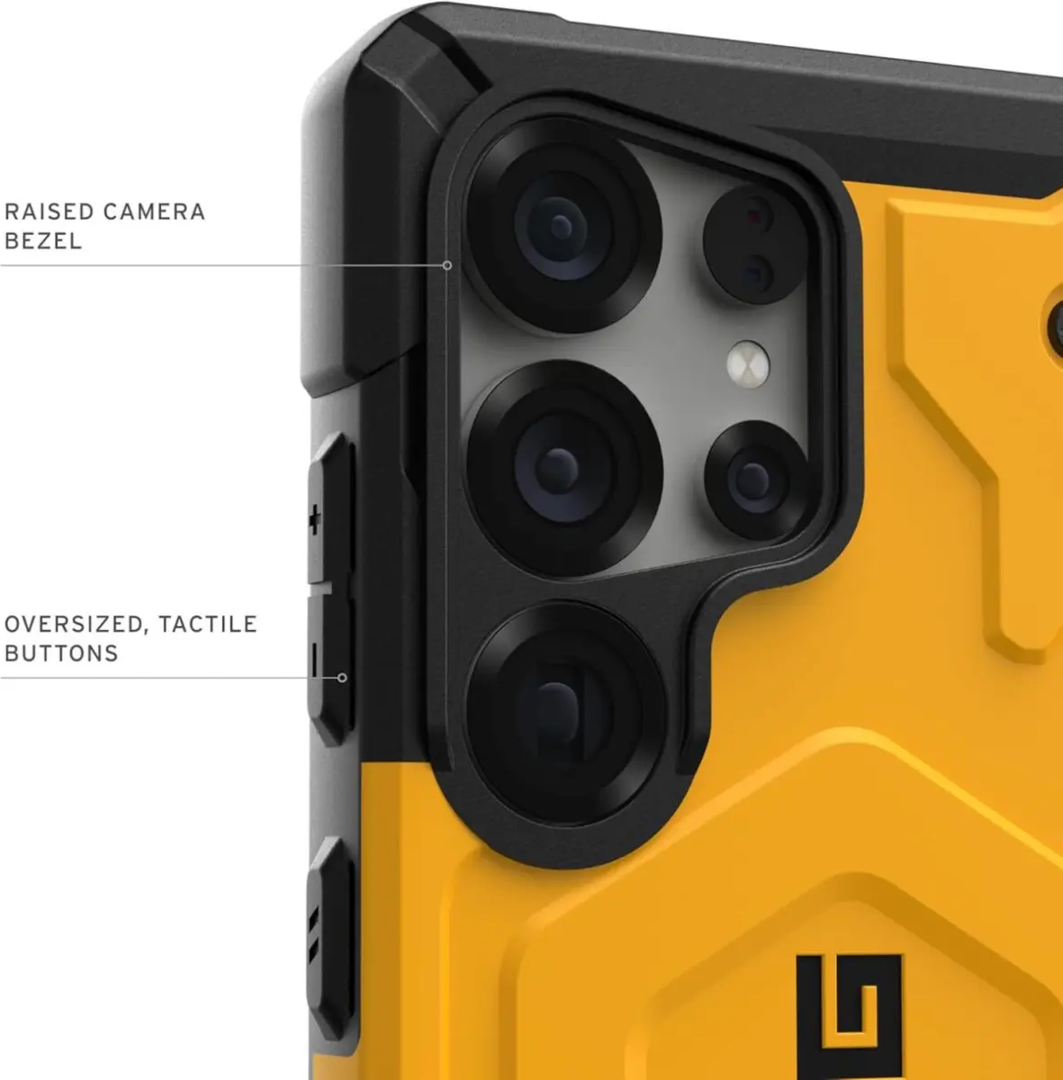 UAG Pathfinder Samsung Galaxy S25 Ultra Hoesje Qi2 Magnet Back Cover Geel afbeelding 12