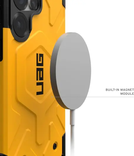 UAG Pathfinder Samsung Galaxy S25 Ultra Hoesje Qi2 Magnet Back Cover Geel afbeelding 11