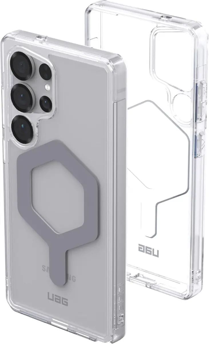 UAG Plyo Pro Samsung Galaxy S25 Ultra Hoesje MagSafe / Qi2 Magnet Ice Zilver afbeelding 4