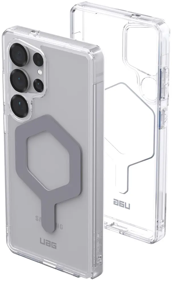 UAG Plyo Pro Samsung Galaxy S25 Ultra Hoesje MagSafe / Qi2 Magnet Ice Zilver afbeelding 9