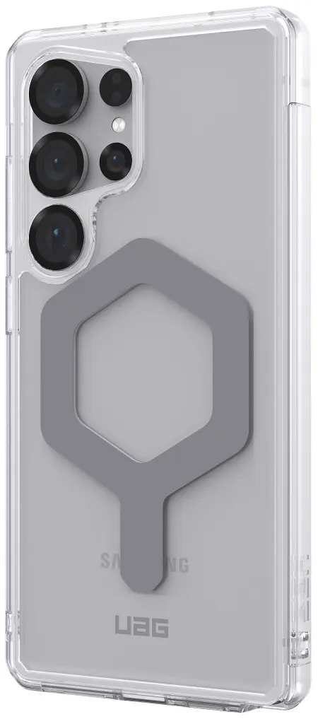 UAG Plyo Pro Samsung Galaxy S25 Ultra Hoesje MagSafe / Qi2 Magnet Ice Zilver afbeelding 12