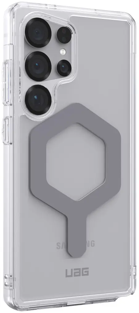 UAG Plyo Pro Samsung Galaxy S25 Ultra Hoesje MagSafe / Qi2 Magnet Ice Zilver afbeelding 13