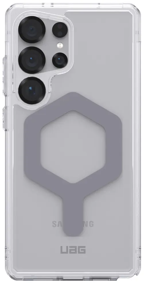 UAG Plyo Pro Samsung Galaxy S25 Ultra Hoesje MagSafe / Qi2 Magnet Ice Zilver afbeelding 14