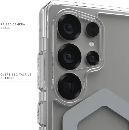 UAG Plyo Pro Samsung Galaxy S25 Ultra Hoesje MagSafe / Qi2 Magnet Ice Zilver afbeelding 2