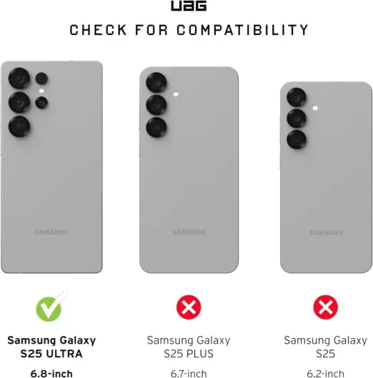 UAG Plyo Pro Samsung Galaxy S25 Ultra Hoesje MagSafe / Qi2 Magnet Ice Zilver afbeelding 7