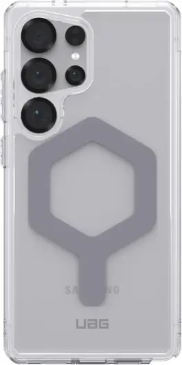 UAG Plyo Pro Samsung Galaxy S25 Ultra Hoesje MagSafe / Qi2 Magnet Ice Zilver afbeelding 8
