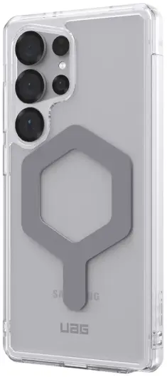 UAG Plyo Pro Samsung Galaxy S25 Ultra Hoesje MagSafe / Qi2 Magnet Ice Zilver afbeelding 12
