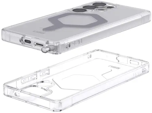 UAG Plyo Pro Samsung Galaxy S25 Ultra Hoesje MagSafe / Qi2 Magnet Ice Zilver afbeelding 15