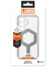 UAG Plyo Pro Samsung Galaxy S25 Hoesje Qi2 Magnet Back Cover Ice/Zilver