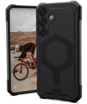 UAG Essential Armor Samsung Galaxy S25 Plus Hoesje Qi2 Magnet Zwart Hoesjes