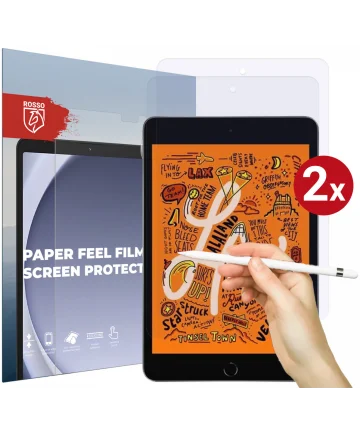 Rosso Apple iPad Mini 5 / 4 Screen Protector Paper Feel Folie Duo Pack Screen Protectors