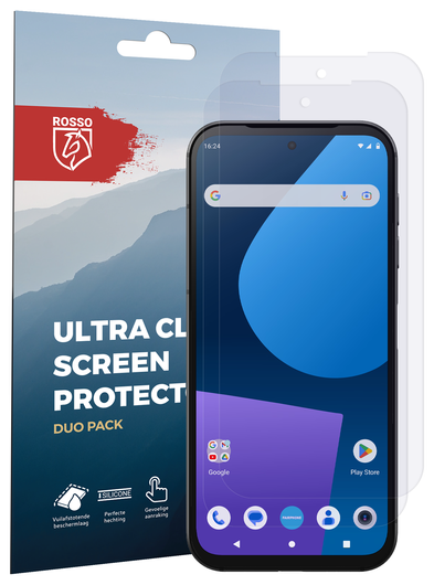 Rosso FairPhone 5 Screen Protector Case Friendly Folie Duo Pack afbeelding 8