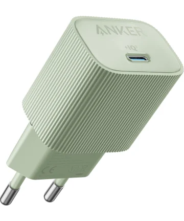 Anker Powerport Nano 4 Duurzame USB-C Lader GaN Fast Charge 30W Groen Opladers