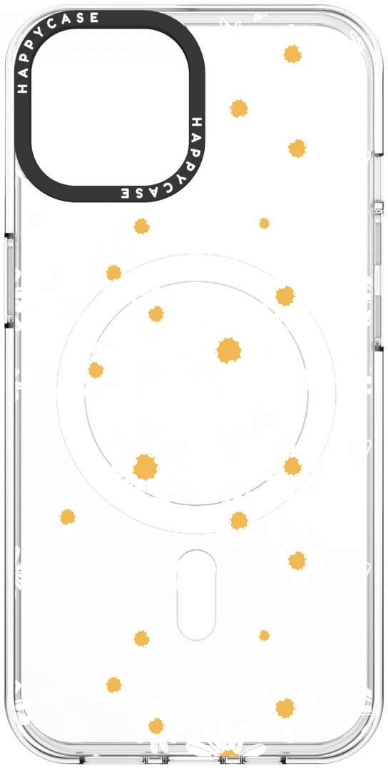 HappyCase Joy Apple iPhone 14 / 13 Hoesje MagSafe Back Cover Daisy Hearts afbeelding 15