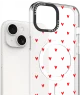 HappyCase Joy Apple iPhone 14 / 13 Hoesje MagSafe Back Cover Love Hearts