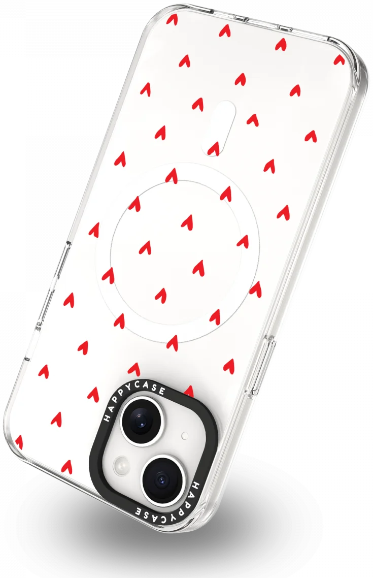HappyCase Joy Apple iPhone 14 / 13 Hoesje MagSafe Back Cover Love Hearts afbeelding 13